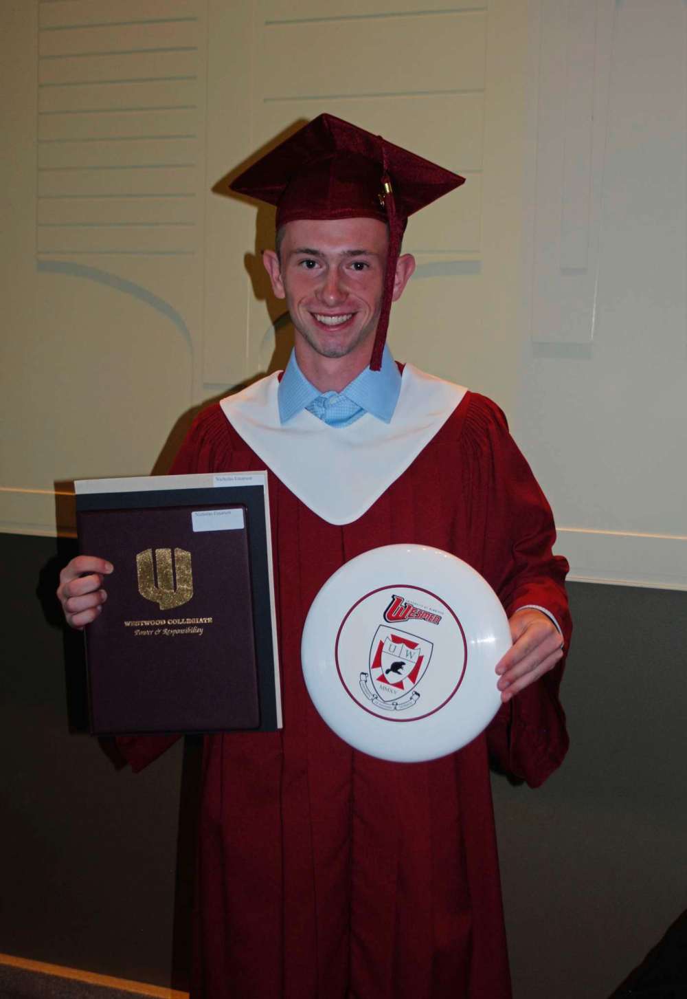 Supplied photo
Westwood alumnus and University of Winnipeg student Nicholas Einarson is the recipient of the 2018 Ultimate Canada Scholarship.