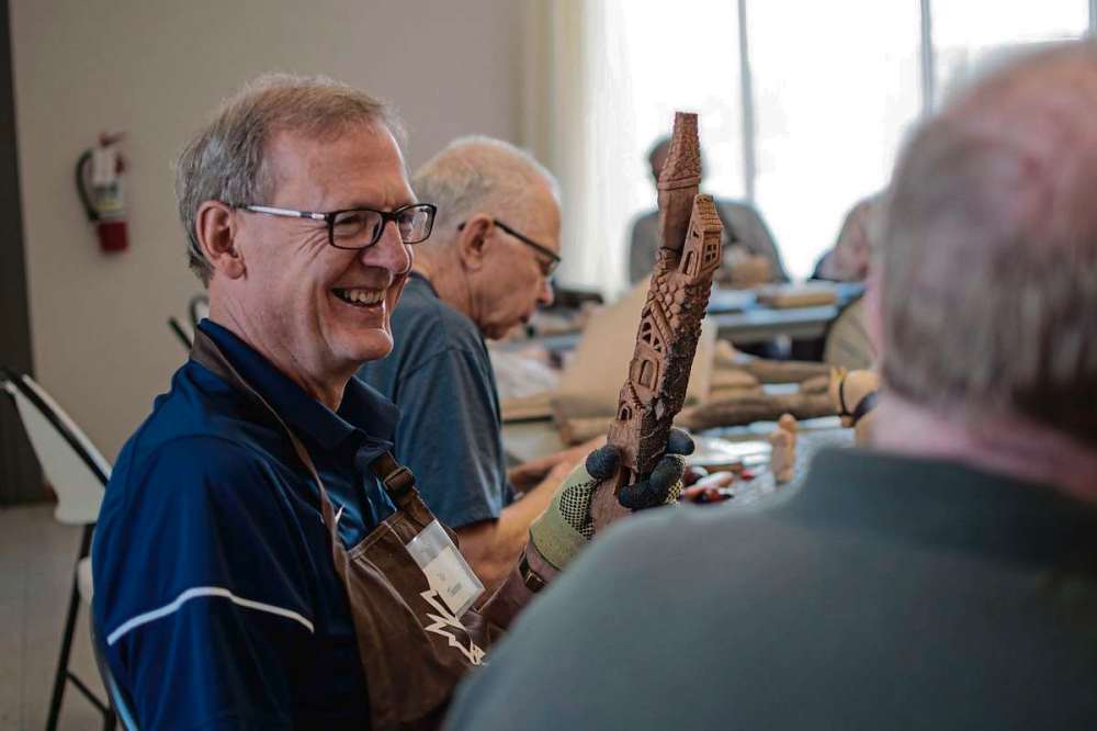 Eva Wasney
Vic Thiessen is a regular participant in the Men's Shed at Woodhaven Community Club.