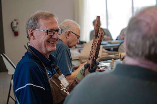 Eva Wasney
Vic Thiessen is a regular participant in the Men's Shed at Woodhaven Community Club.