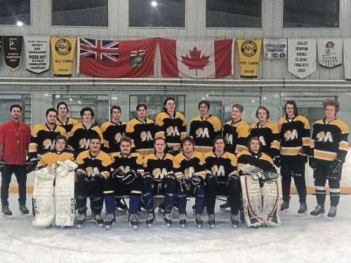 SUPPLIED
Dec. 1, 2021 - Darren Wiechern, Macdonald Swarm head coach (left) said the team is starting to build solid chemistry throughout the lineup. Tightening up defensively will go a long way in cleaning up the little mistakes in close games according to the coach. (SUPPLIED PHOTO)