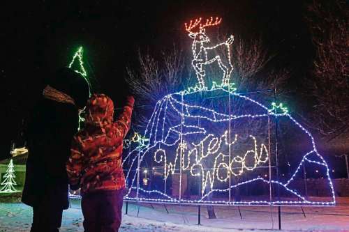 SUPPLIED
Nov. 24, 2021 - Workers begin setting up the various Christmas light displays as early as September in order to have everything set up for Dec. 3. One of the highlights on display over the 2.5 kilometre drive this year is the 70 foot tall Christmas tree. (SUPPLIED PHOTO)