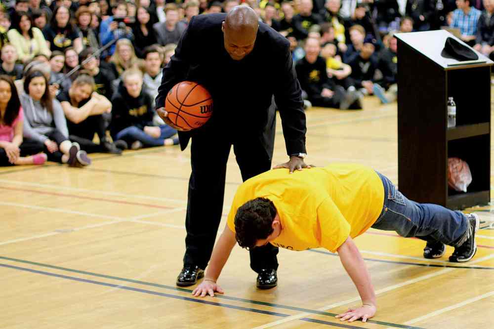 Coach Carter woos Dakota Collegiate like a rock star Our Communities