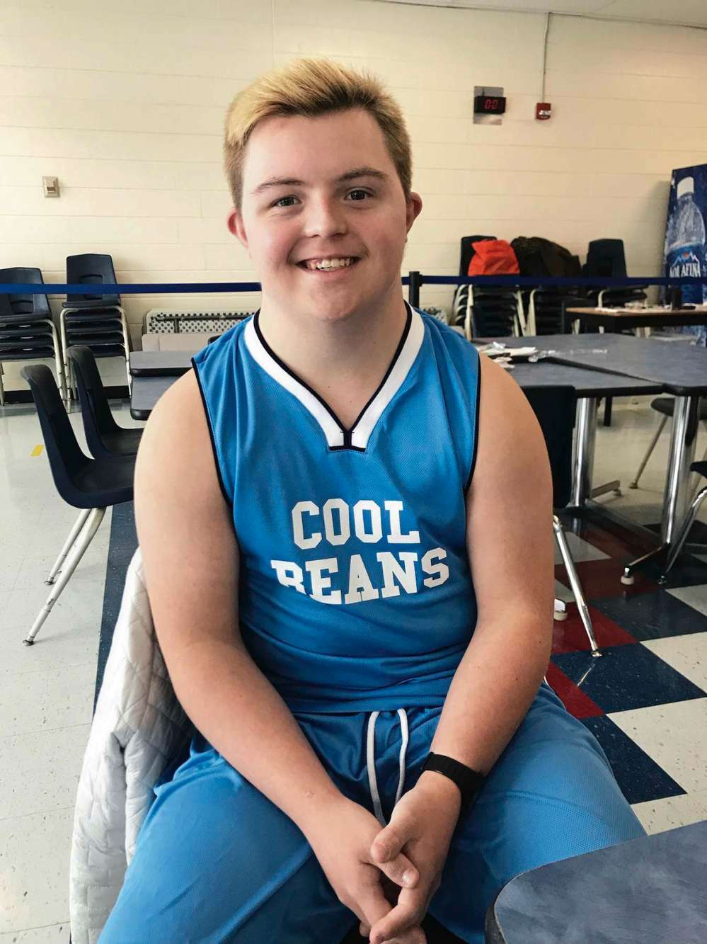 Supplied photo
Local actor Kyle Hannah, 18, is pictured in wardrobe for the upcoming Woody Harrelson film Champions, which was filmed on-location in Manitoba this winter.