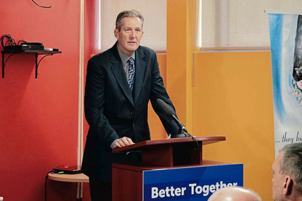 Ligia Braidotti
Premier Brian Pallister announced funding for 14 units of emergency housing on Feb. 23 at Welcome Place.