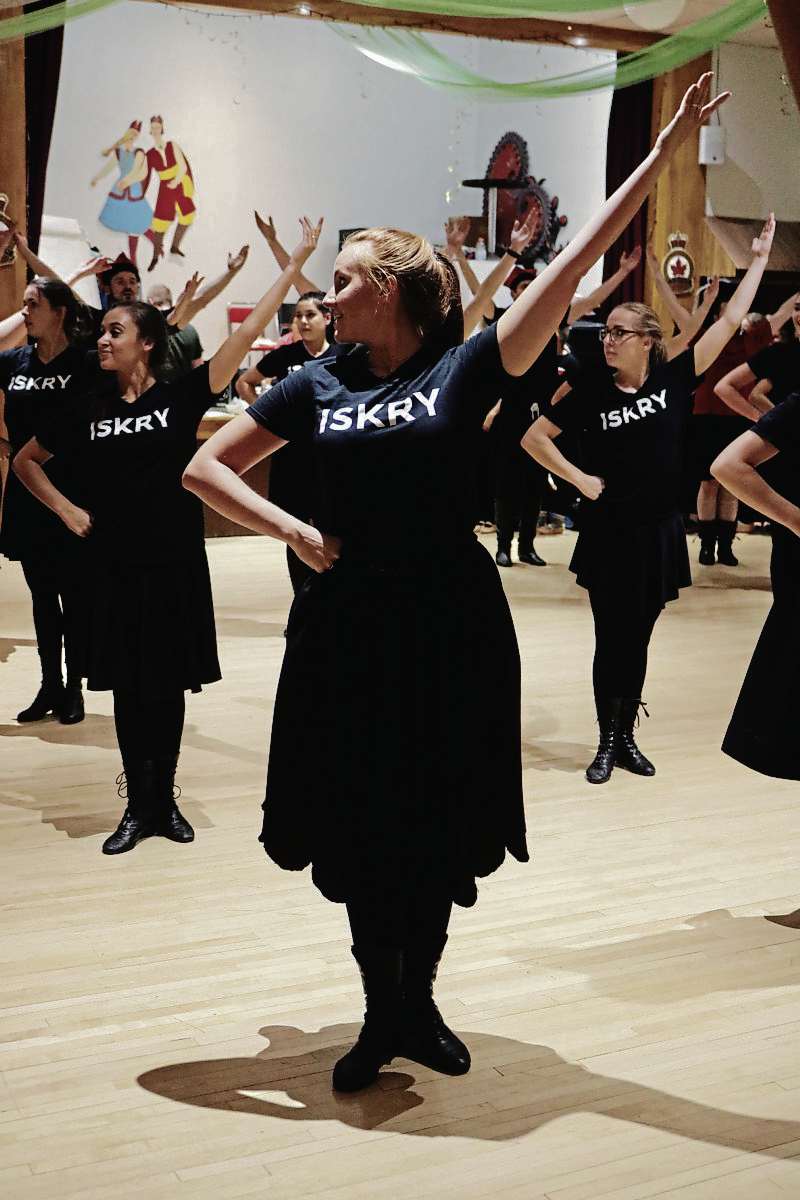 Photo by Ligia Braidotti
Aug. 31, 2017 - Magda Pawlak, president of the Polish Dance Ensemble S.P.K. Iskry at the group's weekly rehearsal.