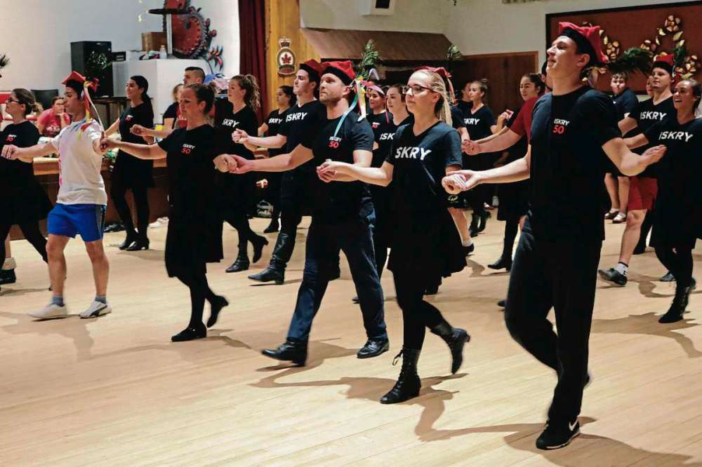 Photo by Ligia Braidotti
The Polish Dance Ensemble S.P.K. Iskry rehearses every Thursday at the Royal Polish Canadian Legion 246 on Main Street.