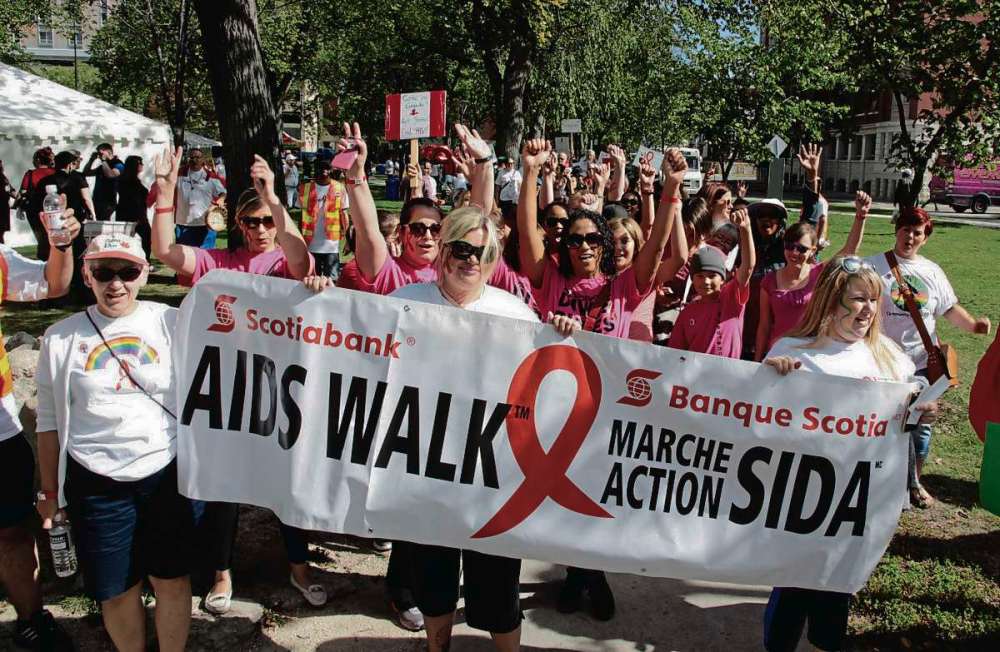 Manitobans walk against AIDS Our Communities