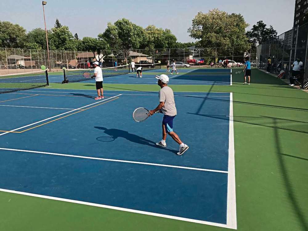 Fun on new courts Our Communities