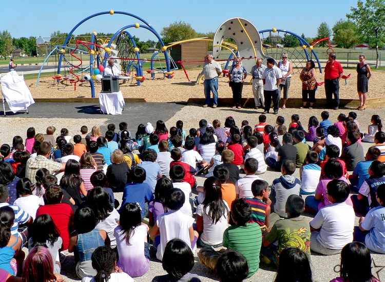 New playground was elementary for school Our Communities
