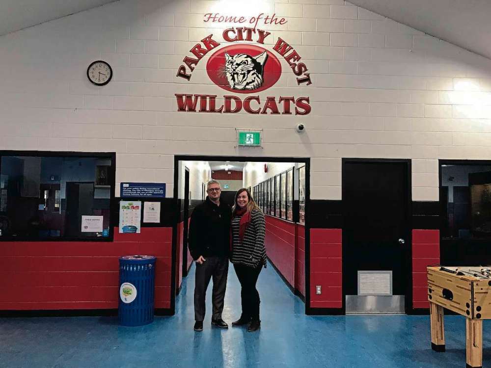 Photo by Sheldon Birnie
Park City West Community Centre president Mike Purdy and director of operations Leila Dance.