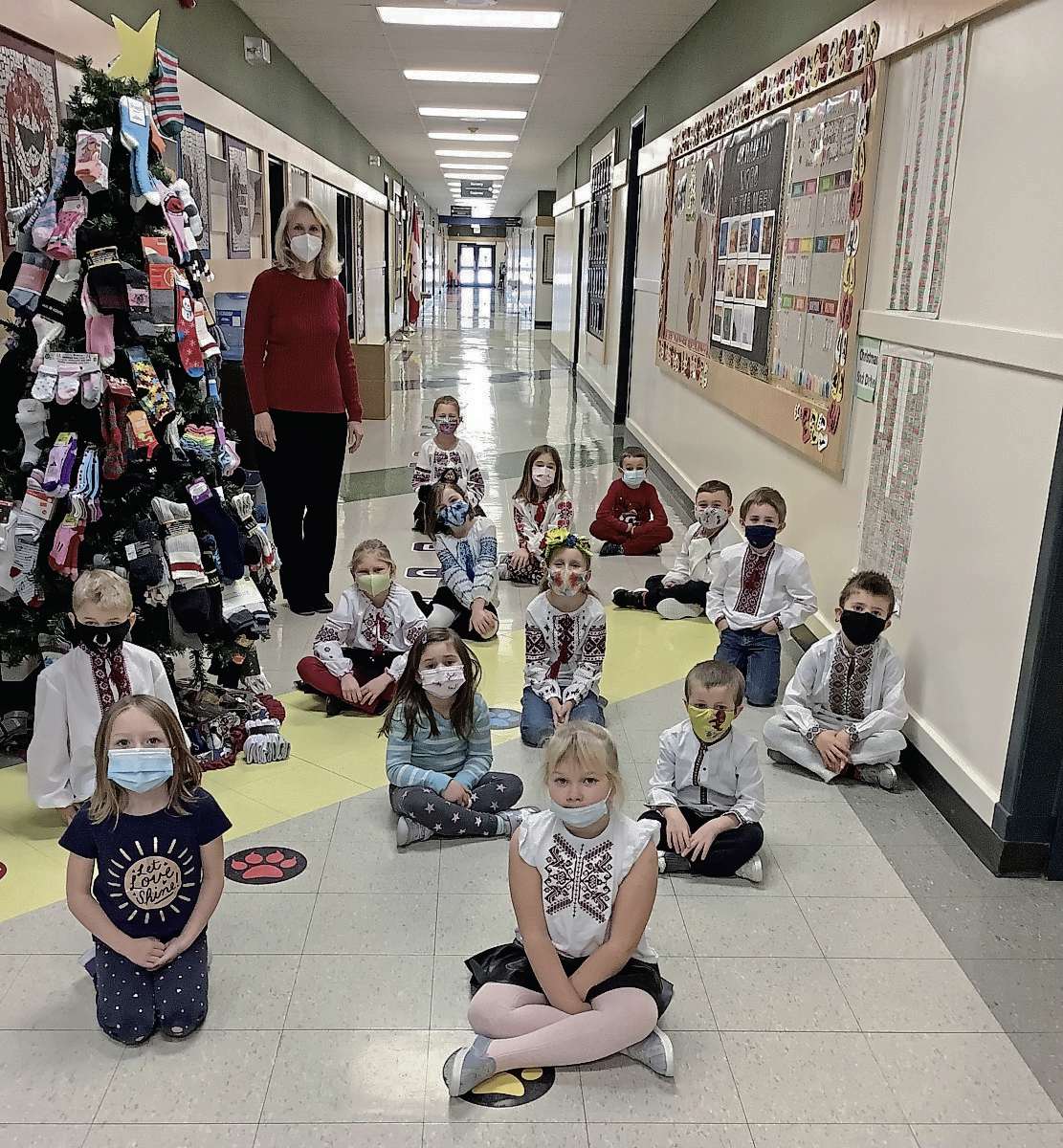 Sock drive at Prince Edward School Our Communities