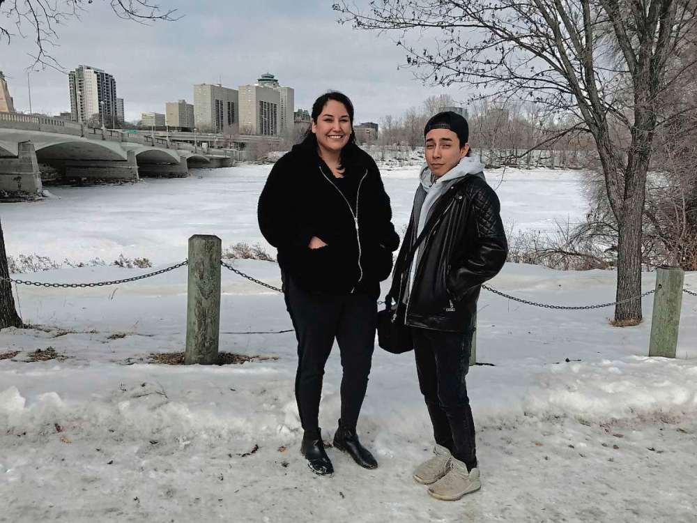 Sheldon Birnie
Janell Henry (left) and Brennan McKay are members of the Winnipeg Trails Association’s Healing Trails team. The Healing Trails project was launched by Winnipeg Trails as part of the organization’s commitment to the City of Winnipeg’s Indigenous Accord. An Indigenous trails crew is being assembled, who will work to bring Indigenous languages and teachings to Winnipeg’s trail system. (SHELDON BIRNIE/CANSTAR/THE HERALD)