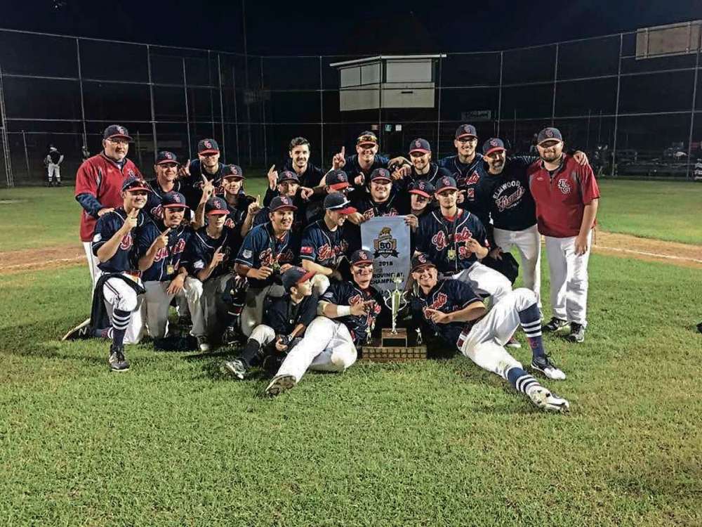 The Elmwood Giants won their third U21 provincial and Manitoba Junior Baseball League title in the past five years on Aug. 6, sweeping St. James in the best-of-five championship.