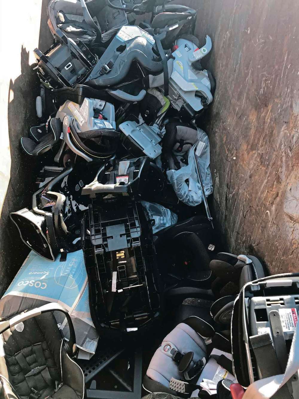Sheldon Birnie
MPI estimates they collect around 1,000 expired car seats for disposal each year. The seats are shredded, recylable materials collected, while the rest is disposed of in the landfill. (SHELDON BIRNIE/CANSTAR/THE HERALD)