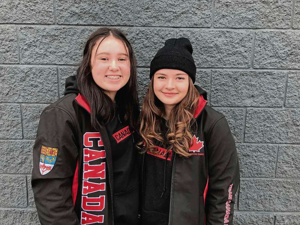 Sheldon Birnie
Local tap dancers Grace Welburn (left) and Cassidy Besson will be representing Canada at the International Dance Organization’s World Tap Championships Nov. 26 to 30 in Riesa, Germany. (SHELDON BIRNIE/CANSTAR/THE HERALD