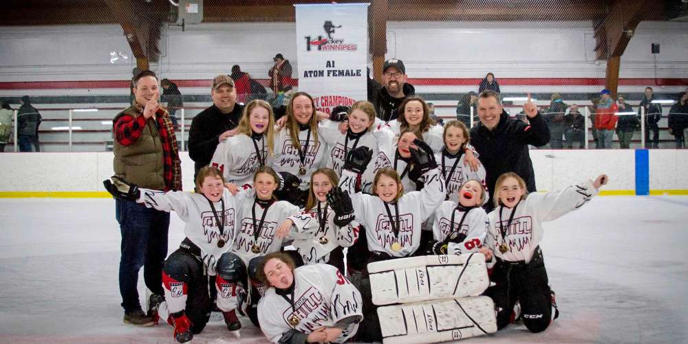 Supplied photo
The St. Vital Chill white atom A1 girls were first in league play, and city champions last season.