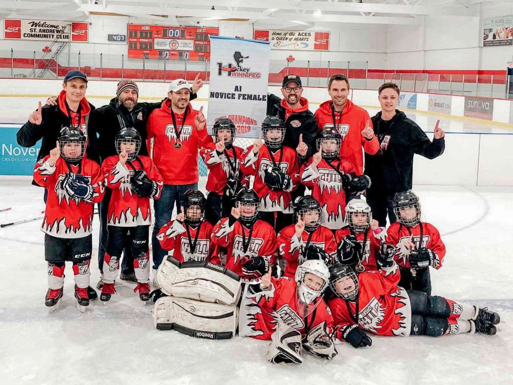 Supplied photo
The St. Vital Chill novice A1 girls.