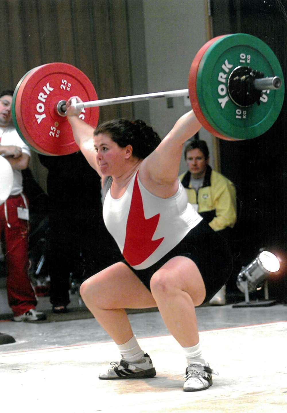 Photo courtesy of Susanne Dandenault
Susanne Dandenault is pictured competing in the snatch event at the 2000 American Open. (SUPPLIED PHOTO)