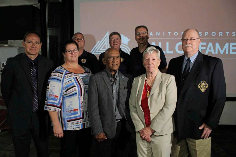Supplied photo
Susanne Dandenault, second from left, is one of seven individual inductees in this year's Manitoba Sports Hall of Fame.