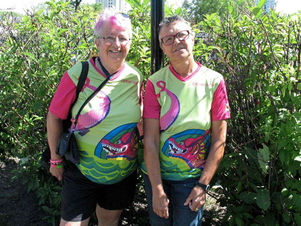 Simon Fuller
Shirley Stone (left) and Sylvie Mathers say being part of Chemo Savvy feels like being part of a big family. (SIMON FULLER/CANSTAR NEWS/THE LANCE)