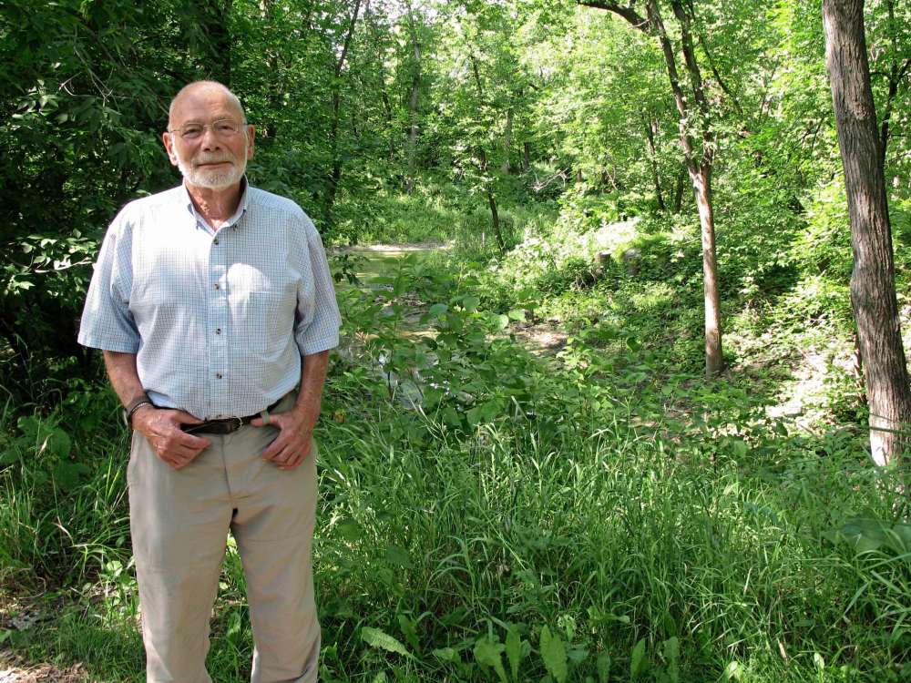 Simon Fuller
Yude Henteleff pictured by Normand Creek in Henteleff Park.