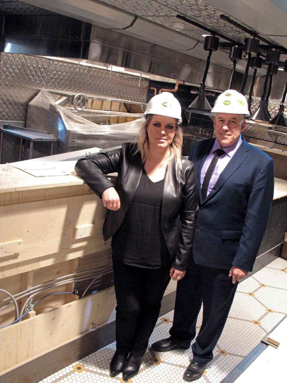Simon Fuller
Patrician and Carlson are pictured in front of a new 88-inch live-fired grill at the Norwood Hotel, which they believe will be a game-changer. (SIMON FULLER/CANSTAR NEWS/THE LANCE)