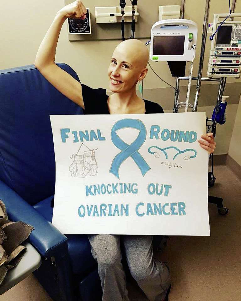 Supplied photo
Charlotte Cook-Dowsett pictured in April after her last round of chemotherapy treatment.