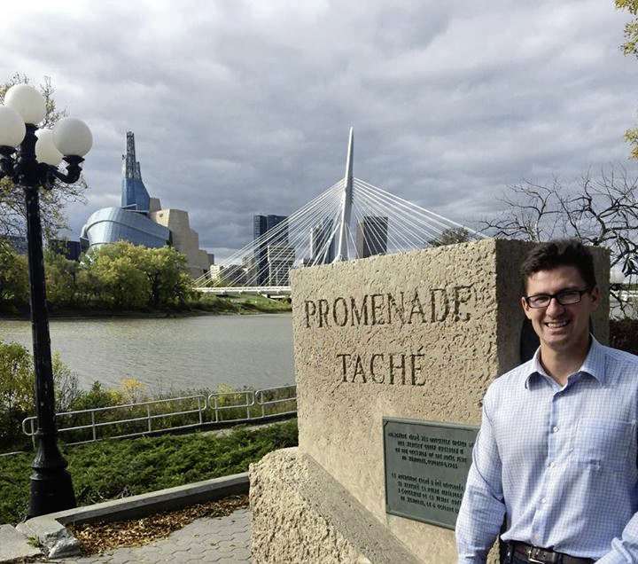 Supplied file photo
Coun. Matt Allard (St. Boniface) is pictured on Tache Avenue in this file photo.