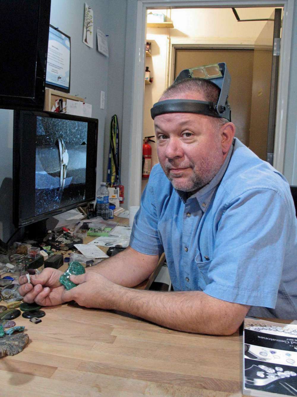 Simon Fuller
Christopher Redd is the co-owner of Redd Line Jewellery, which is located at 725 St. Mary's Rd., with his wife, Lori. (SIMON FULLER/CANSTAR NEWS/THE LANCE)