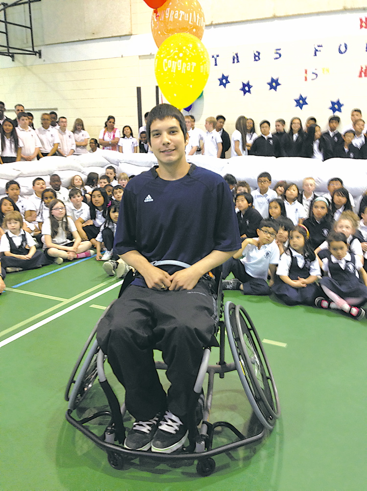 Keeping tabs on wheelchair fundraiser Our Communities