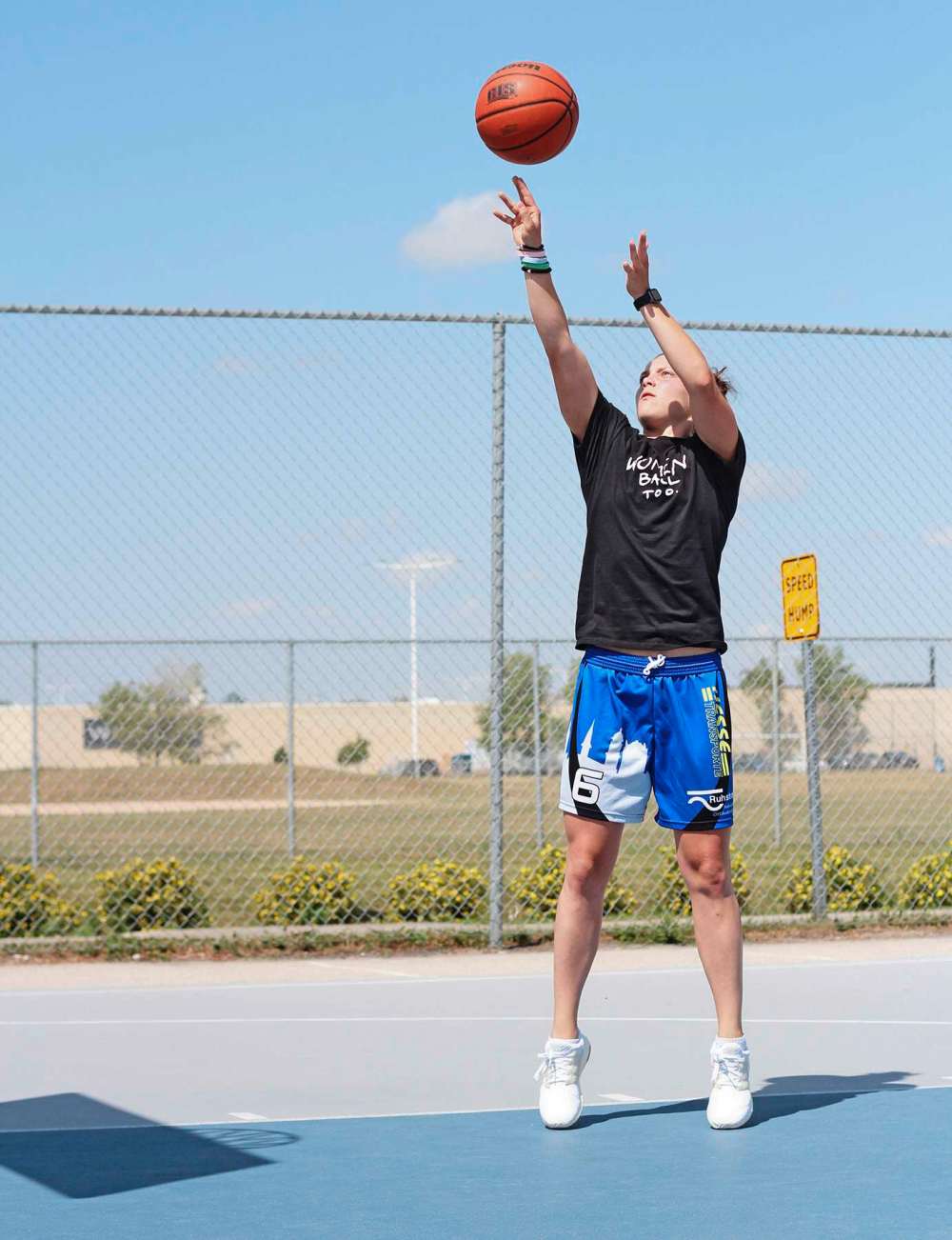 Photo by Sydney Hildebrandt
Kerri Kuzbyt, 25, has been playing basketball since she was four years old.