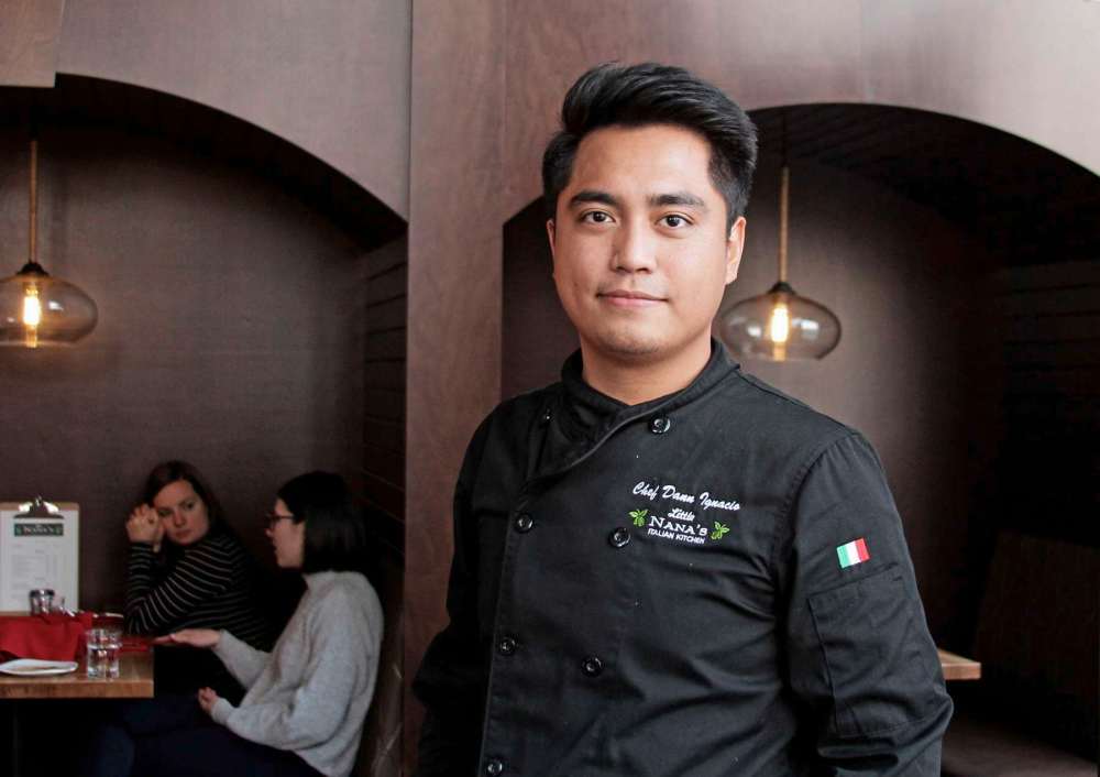Photo by Sydney Hildebrandt
Dann Ignacio is the chef and manager at Little Nana’s Italian Kitchen.
