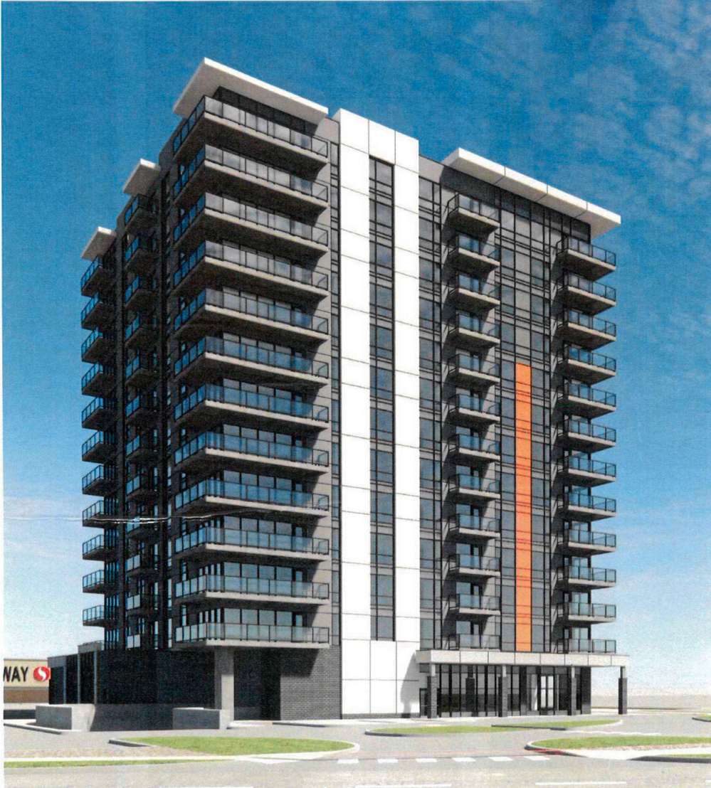 Sou'wester
Architectural drawing showing the new high-rise to be built at 2025 Corydon Ave.