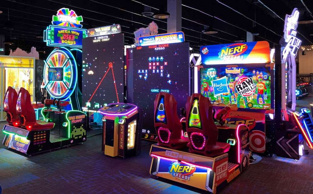 Sou'wester
Arcade games at The Rec Room.