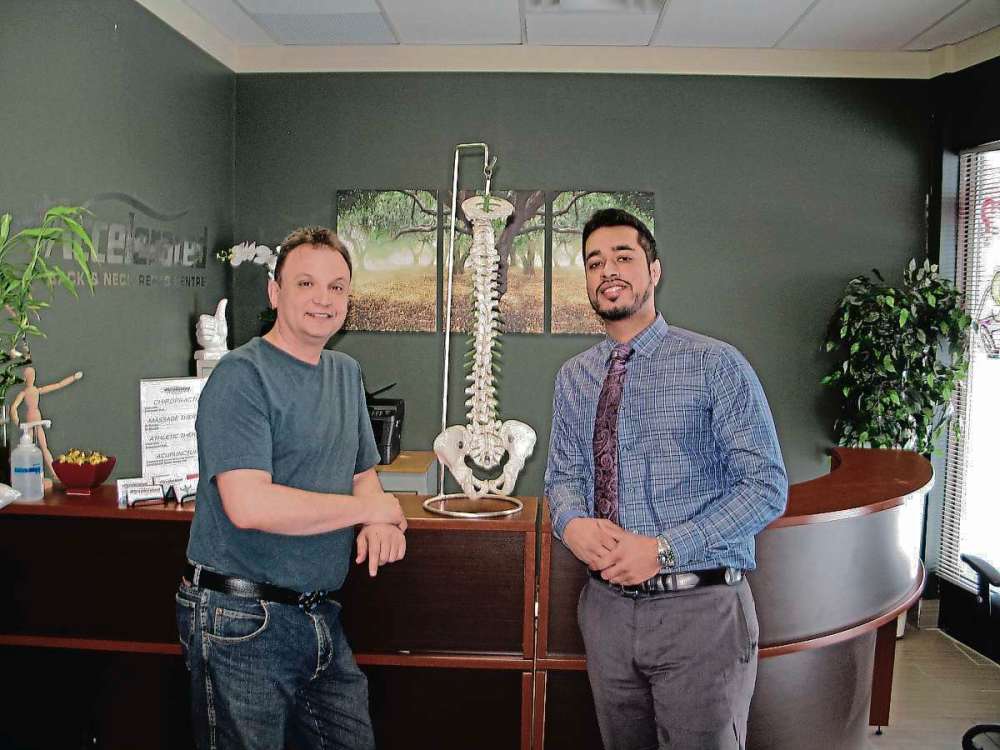 Tony Zerucha
Garry Melnyk (left) and Dr. Raman Gill take a multi-disciplinary approach to injury prevention and treatment.