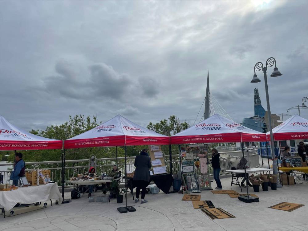 The first Marché d’été St. Boniface Summer Market was held on June 2 (pictured). Weather permitting, it will be held throughout the summer every Thursday from 5 to 9 p.m. until Aug. 25 on Esplanade Riel.