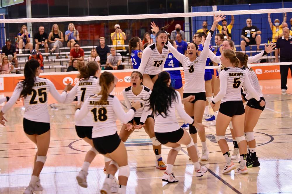 Women’s volleyball team takes home gold at Games Our Communities