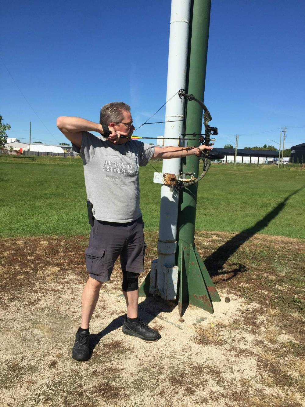 Laurry Lesage is pictured at Mission Park No. 1/William Tell Archery in St. Boniface recently.