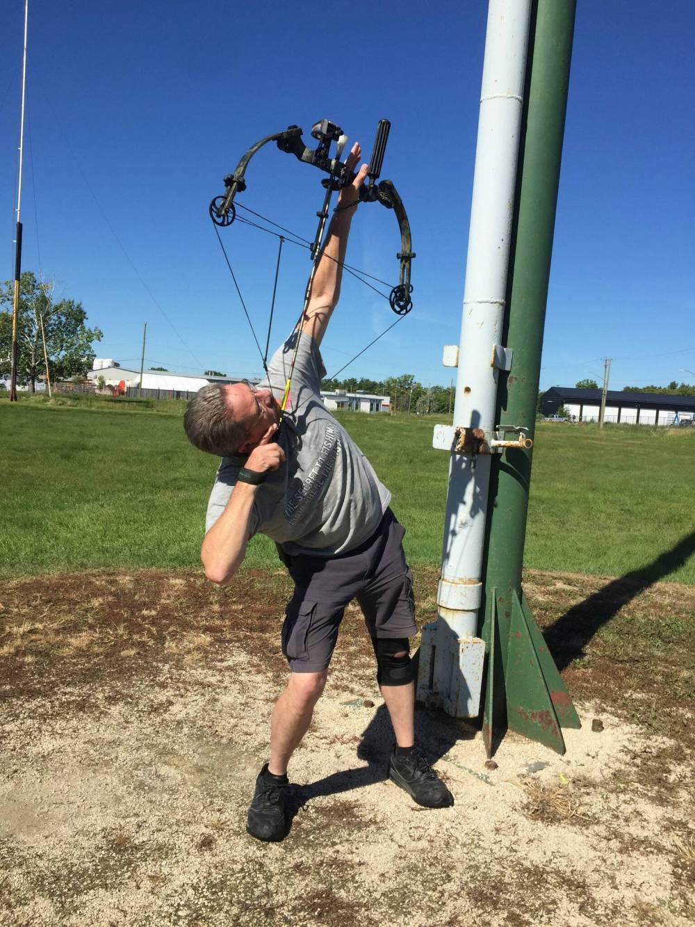 Laurry Lesage is pictured at Mission Park No. 1/William Tell Archery in St. Boniface recently.
