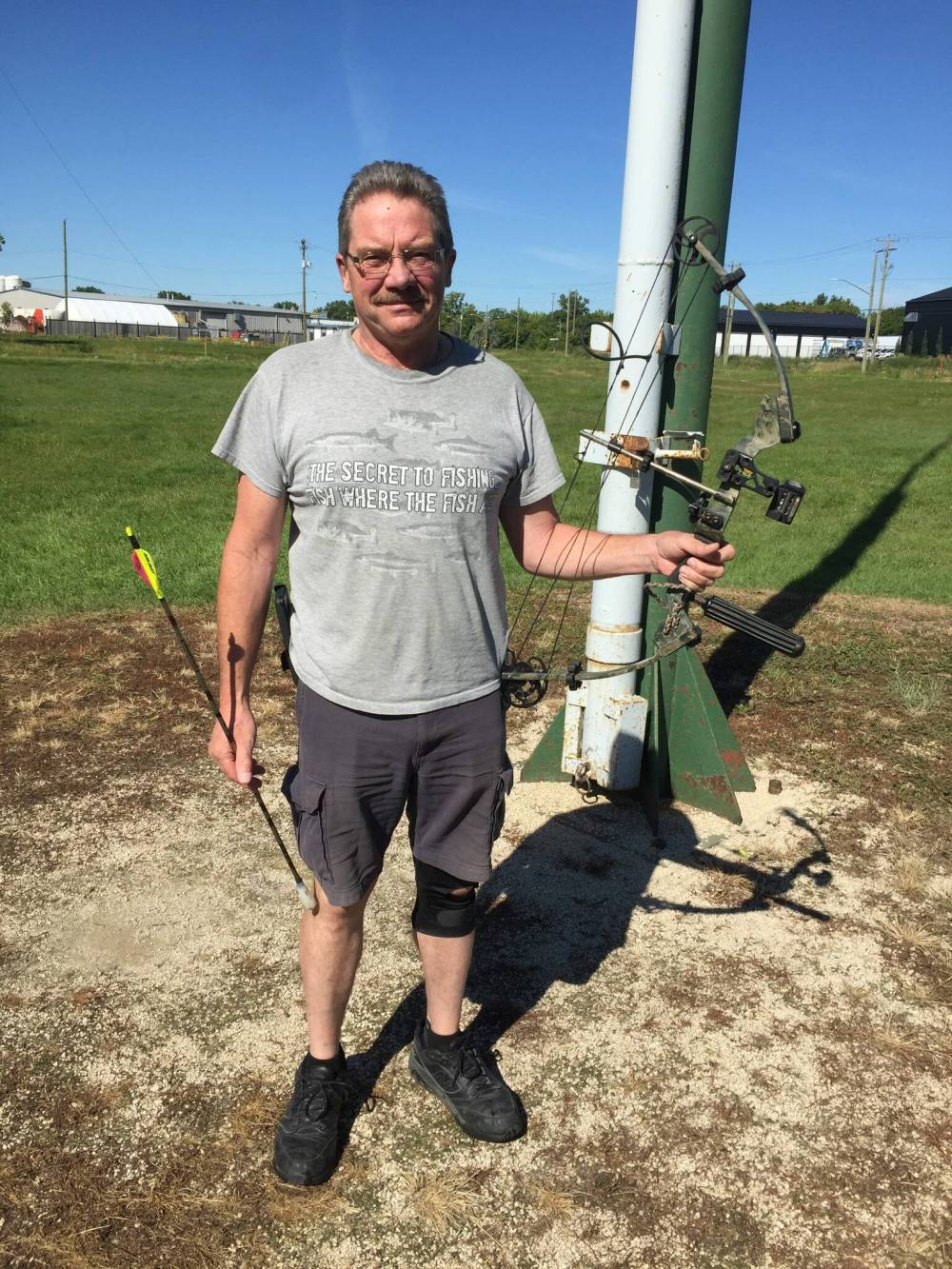 Laurry Lesage is pictured at Mission Park No. 1/William Tell Archery in St. Boniface recently.