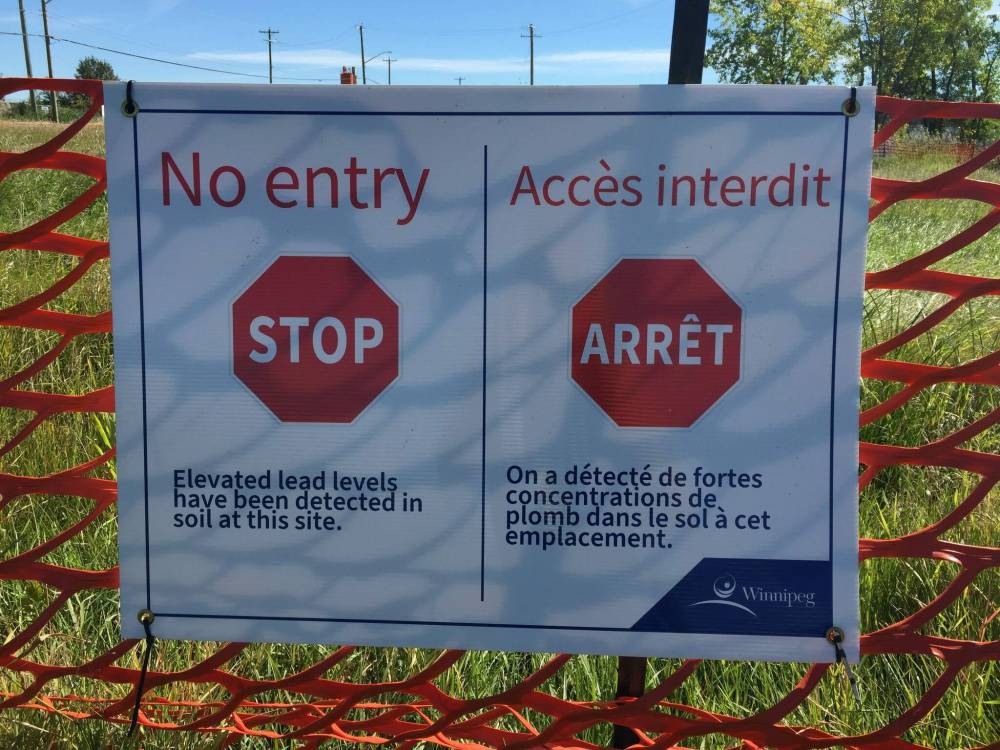 In June, the City of Winnipeg cordoned off a portion of Mission Park No. 1/William Tell Archery due to high levels of lead concentration in that section of the park.