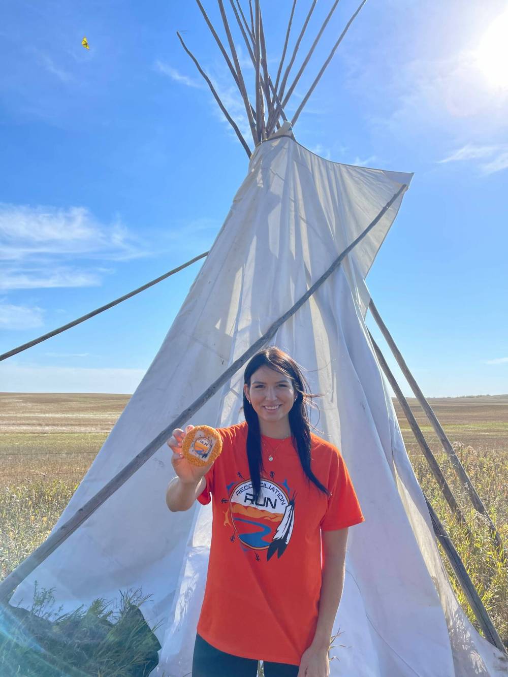 Tréchelle Bunn, 22, organized a 26-kilometre Reconciliation Run to mark the second annual National Day for Truth and Reconciliation.