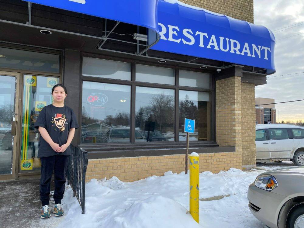 Photo by Sheldon Birnie
Tianlin Feng would like diners to try the new “home-cooked” menu items at the Curtis Gordon Motor Hotel restaurant, located at 1011 Henderson Hwy.
