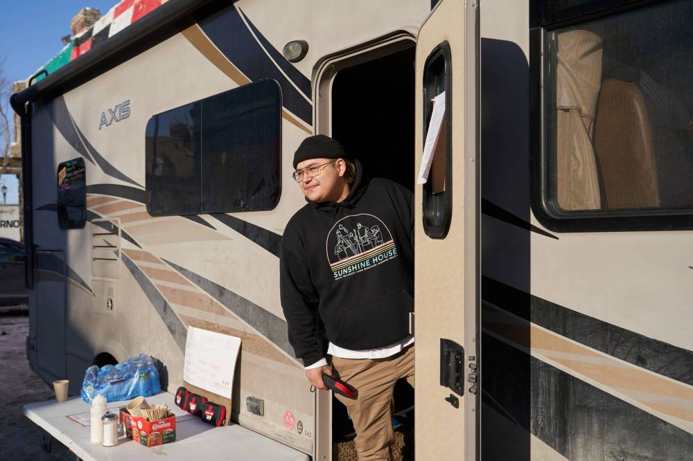 Winnipeg Free Press file photo
Davey Cole is the co-ordinator of the Sunshine House mobile overdose prevention site.