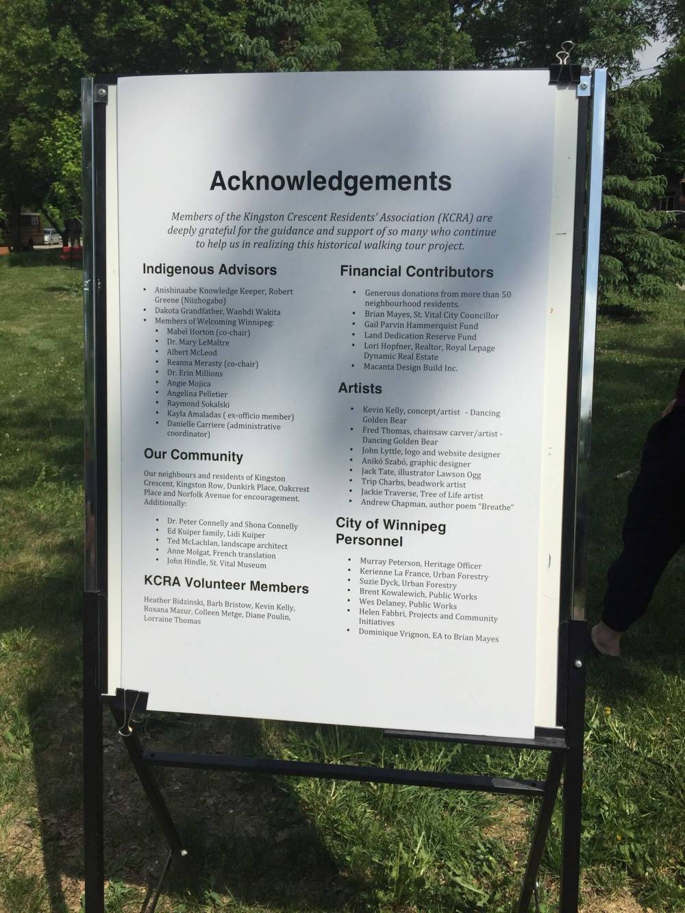 Kingston Crescent, Row historical tributes unveiled Our Communities