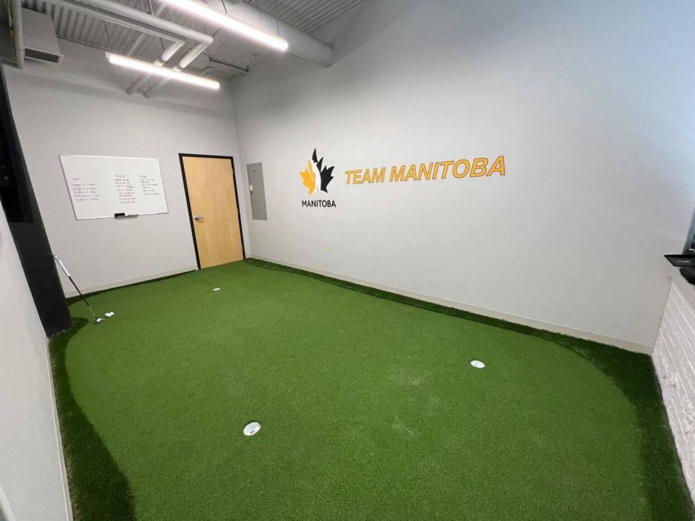 Supplied photos
The Golf Manitoba Training Facility is the brand new hub for competitive golfers in Manitoba — sporting state-of-the-art technology and a year-round putting green.