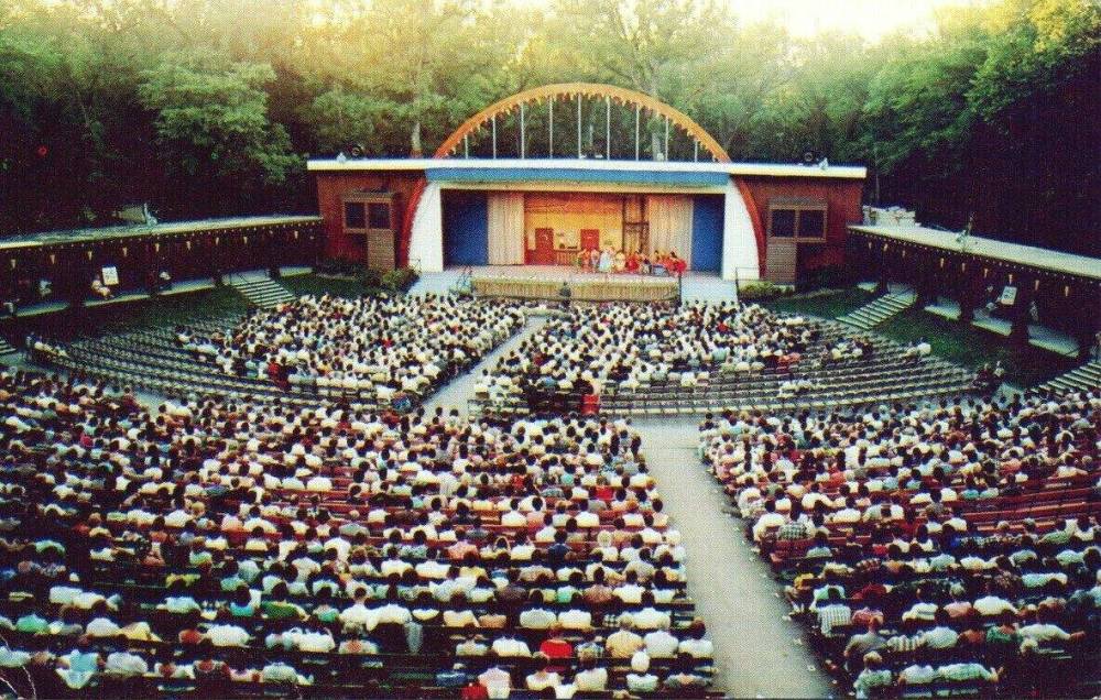 Supplied image
Rainbow Stage before its domed roof was added in 1969 (Source: public postcard).