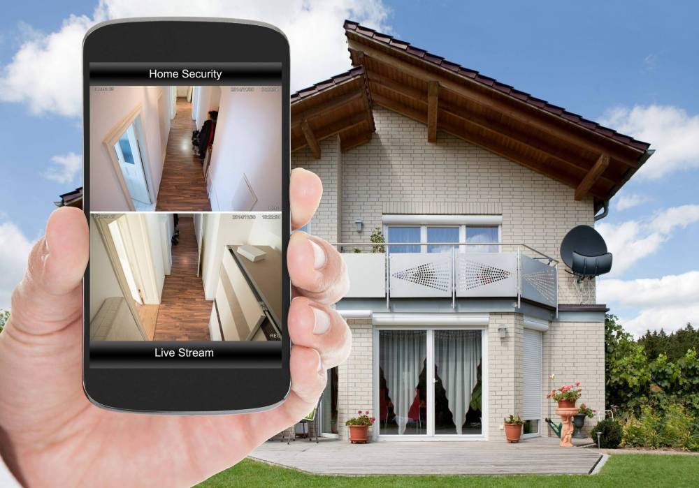 Dreamstime smart home technology can add an extra layer of security to your home: smart cameras and doorbells allow you to monitor your home remotely.