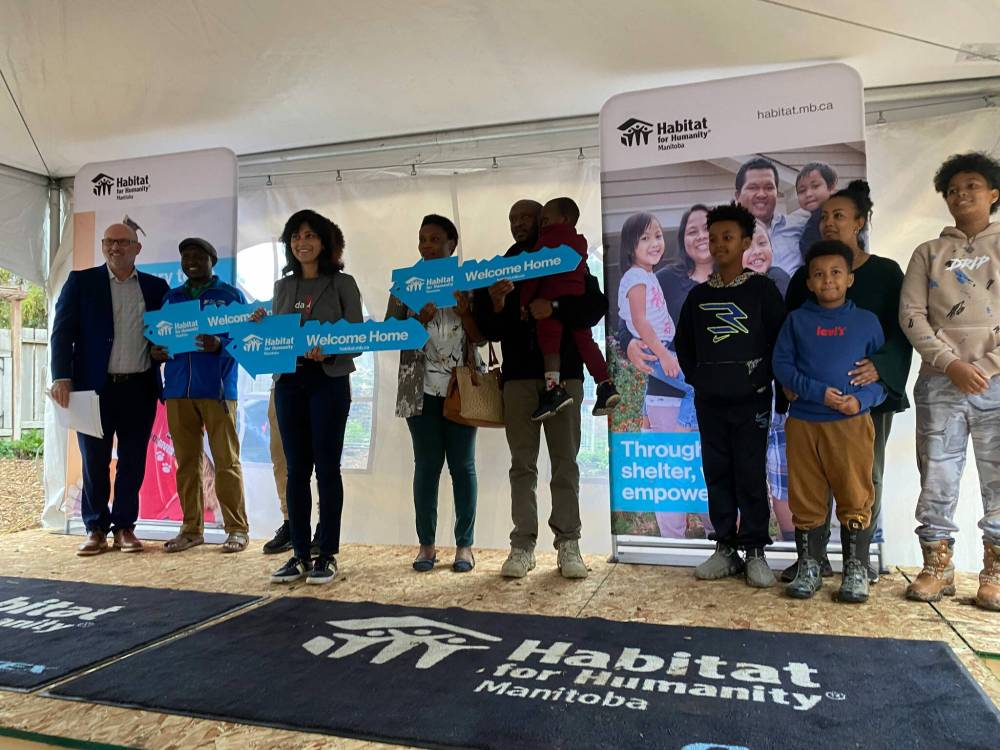 Photos by Sheldon Birnie
On Sept. 18, Habitat for Humanity Manitoba welcomed the first 15 families to Habitat’s new Pandora Avenue West development. When complete, it will be home to 55 new families, or an estimated 275 people.