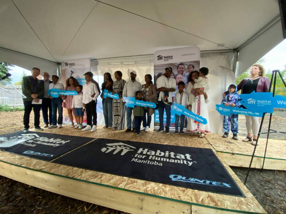 Photos by Sheldon Birnie
On Sept. 18, Habitat for Humanity Manitoba welcomed the first 15 families to Habitat’s new Pandora Avenue West development. When complete, it will be home to 55 new families, or an estimated 275 people.